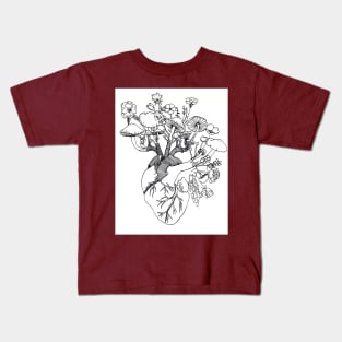 Homegrown - outline Kids T-Shirt